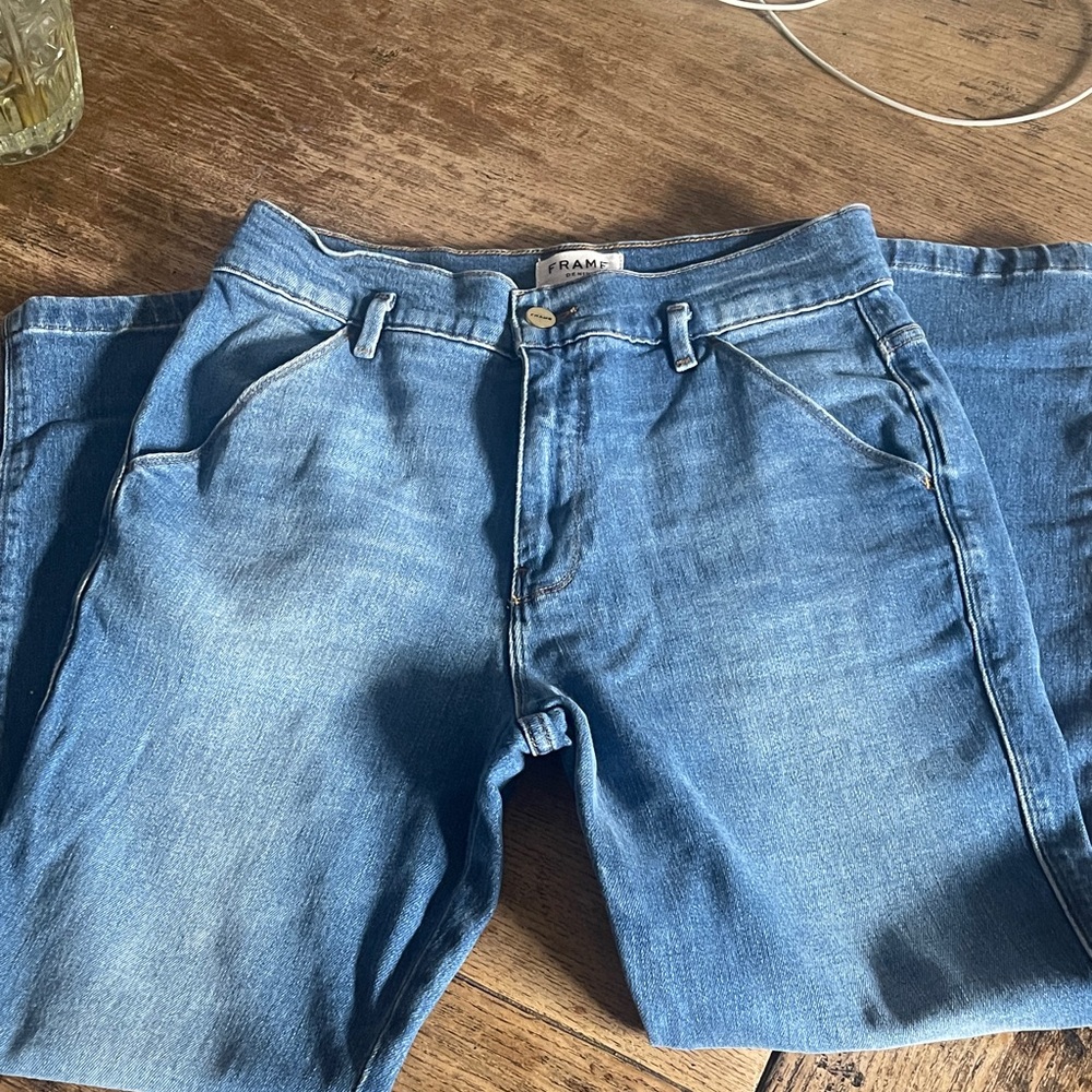 FRAME High Waist Jeans